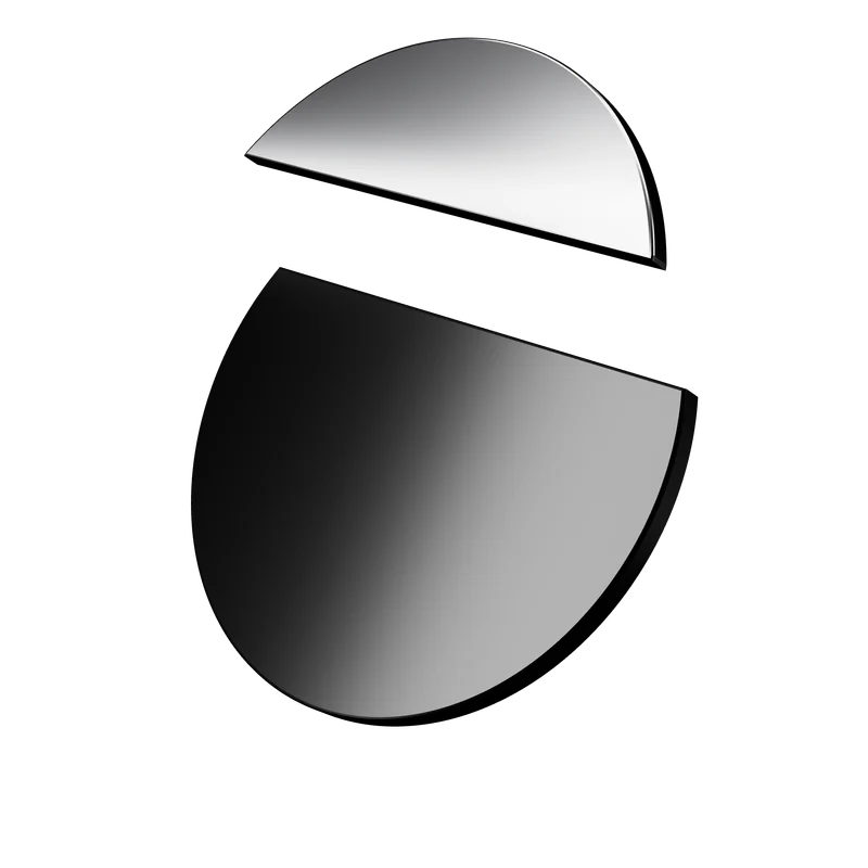 The Aperture object with its platinum segment drawn forward of the ceramic disc.